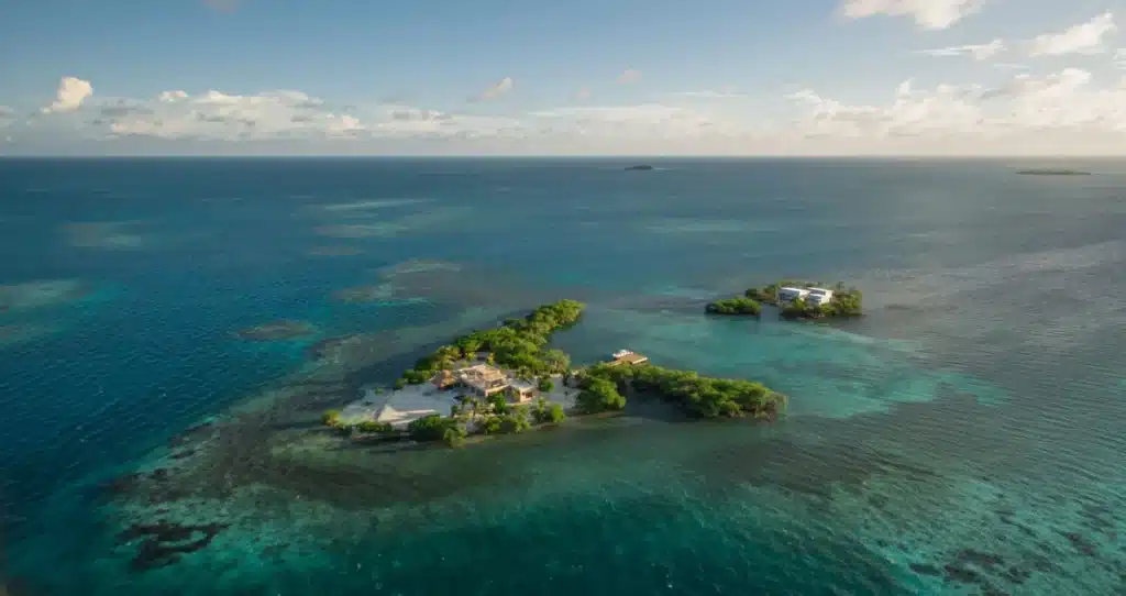gladden island private island rental belize